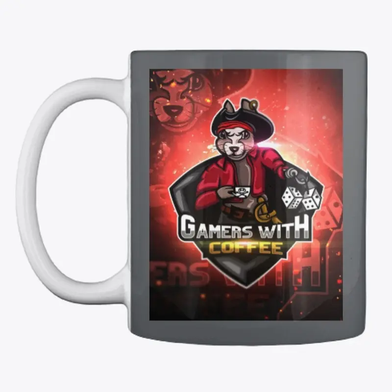 Double logo gaming mug